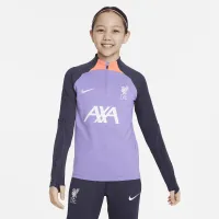 Liverpool FC Strike Third Big дитячі Nike Dri-FIT Soccer Knit Drill Top колір фіолетовий