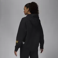 Nike Jordan x Howard University жіноча Satin-Lined Pullover Толстовка з капюшоном колір чорний