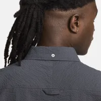 Nike Life чоловічі Short-Sleeve Seersucker Button-Down Shirt колір сірий
