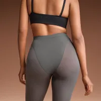 NikeSKIMS Weightless Layers жіноча З високою талією V-Panel лосіни колір сірий