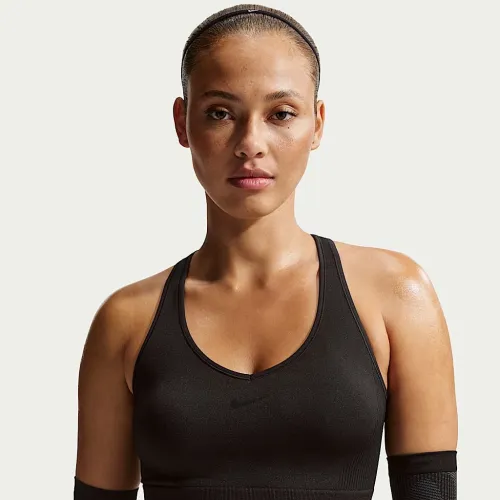 Nike Pro Seamless женская Dri-FIT Cropped Tank Top цвет черный
