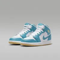 Nike Air Jordan 1 Mid Big Kids' взуття Blue