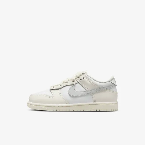 Nike Dunk Low Little детские Кроссовки цвет белый