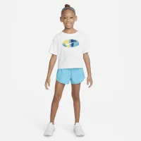 Nike Kids Create Graphic Boxy Tee Little дитячі футболка колір білий