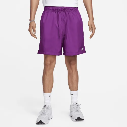 Nike Club мужские Woven Flow шорты цвет фиолетовый