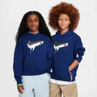 Nike SB EasyOn Big дитячі оверсайз Pullover Skate Толстовка з капюшоном блакитний