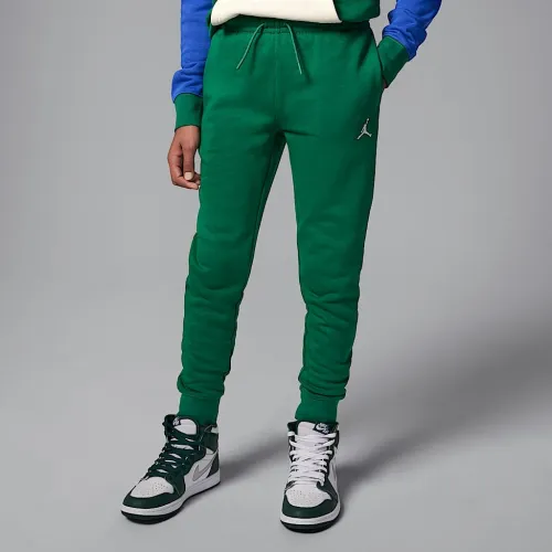 Nike Jordan MJ Brooklyn Fleece Essentials Big детские Pants цвет зеленый