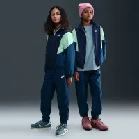Nike Sportswear Big детские Woven Tracksuit синий