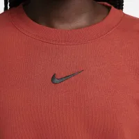 Nike Sportswear Phoenix Fleece женская оверсайз Crew-Neck свитшот Orange