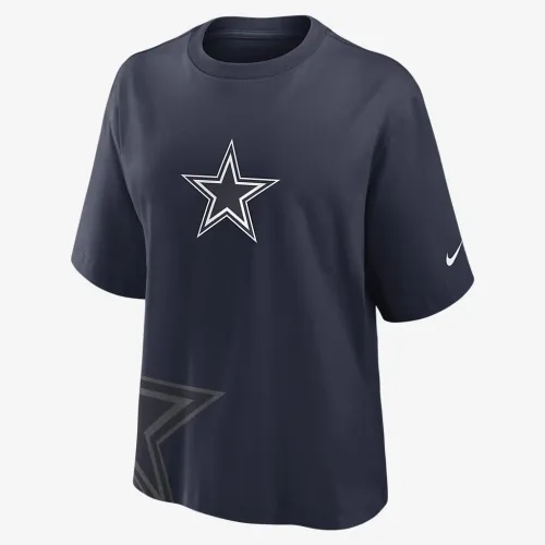 Dallas Cowboys Boxy жіноча Nike NFL футболка блакитний