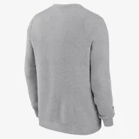 Michigan Wolverines Primetime Primary Stack чоловічі Nike College Pullover Crew колір сірий