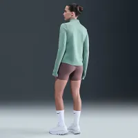 Nike One жіноча Therma-FIT 1/2-Zip Mid Layer колір зелений
