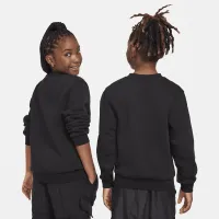 Nike Sportswear Club Fleece Big дитячі світшот колір чорний