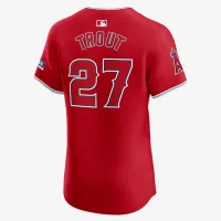 Mike Trout Los Angeles Angels чоловічі Nike Dri-FIT ADV MLB Elite Jersey колір червоний