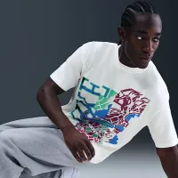 Nike чоловічі баскетбольні футболка колір білий