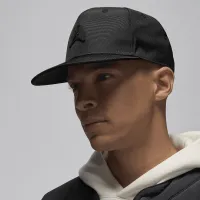 Nike Jordan Metal Jumpman Big детские Flat Brim Cap цвет черный
