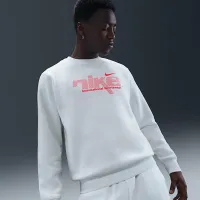 Nike Sportswear Club мужские Fleece Crew цвет белый