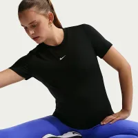 Nike (M) One жіноча Dri-FIT Slim-Fit Short-Sleeve Top (Maternity) колір чорний