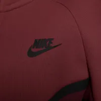 Nike Sportswear Tech Fleece Big детские Full-Zip Толстовка с капюшоном цвет красный