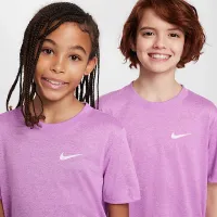 Nike Legend Big детские Dri-FIT футболка цвет фиолетовый