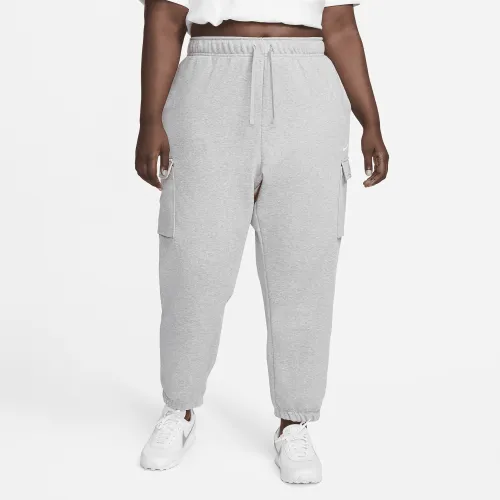 Nike Sportswear Club Fleece женская Mid-Rise оверсайз Cargo Sweatpants (большие размеры) цвет серый