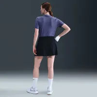 Nike Tour жіноча Dri-FIT Short-Sleeve Blade Jacquard для гольфу Polo колір фіолетовий