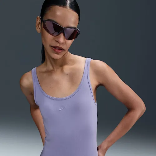 Nike Sportswear Chill Knit женская Tank Top цвет фиолетовый