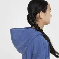 Nike Culture Of баскетбольні Big дитячі Fleece Pullover Толстовка з капюшоном блакитний