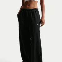 Nike Sportswear Chill Terry женская Mid-Rise French Terry Open-Hem Pants цвет черный