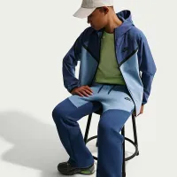 Nike Sportswear Tech Fleece Big дитячі (для хлопчиків) Open-Hem Pants блакитний