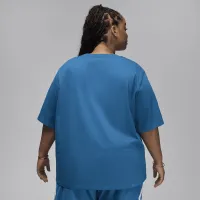 Nike Jordan Essentials жіноча Girlfriend футболка (великі розміри) блакитний