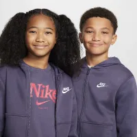 Nike Sportswear Club Fleece Big детские Tracksuit цвет фиолетовый