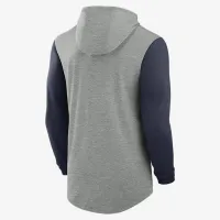 Auburn баскетбольні чоловічі Nike Dri-FIT College Long-Sleeve Hooded футболка колір сірий