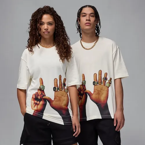 Nike Jordan Flight MVP чоловічі Rings футболка колір білий