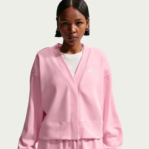 Nike Sportswear Club Fleece жіноча Loose Cardigan Pink