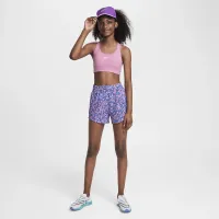 Nike Swoosh EasyOn Big детские (Girls') Sports Bra Pink