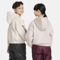 Nike ACG Icon Fleece Big детские Pullover Толстовка с капюшоном цвет коричневый