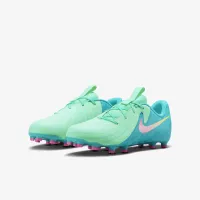 Nike Jr. Phantom GX 2 Academy LV8 Little/Big дитячі MG Low-Top футбольні бутси колір зелений