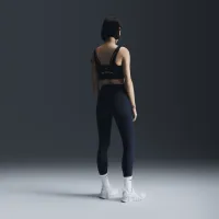 Nike Zenvy женская Gentle-Support С высокой Талией Full-Length лосины синий