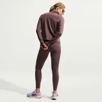 Nike Swift женская Dri-FIT Full-Zip Mid-Layer Running Top цвет фиолетовый