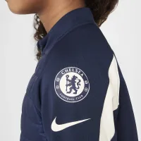 Chelsea FC Academy Winter Warrior Big детские Nike Therma-FIT Soccer Drill Top синий