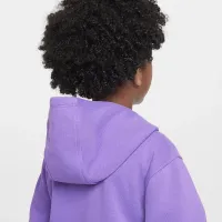 Nike Sportswear Club Fleece Little детские Толстовка с капюшоном набор цвет фиолетовый