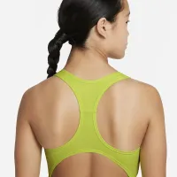 Nike Essential Big дитячі (Girls') Racerback 1-Piece Swimsuit колір зелений
