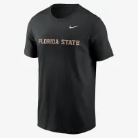 Florida State Seminoles Primetime Wordmark чоловічі Nike College футболка колір чорний