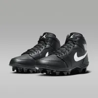 Nike Jordan 1 Mid TD чоловічі Football Cleat колір чорний