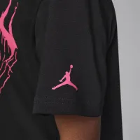 Nike Jordan Dri-FIT MJ Sport Big дитячі Graphic футболка колір чорний