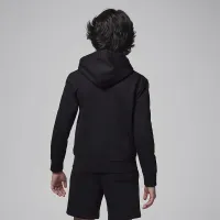 Nike Jordan MJ Brooklyn Big детские Fleece Full-Zip Толстовка с капюшоном цвет черный