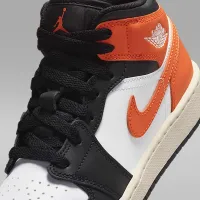Nike Air Jordan 1 Mid Big дитячі Кросівки Orange
