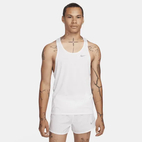 Nike Fast мужские Dri-FIT Running Singlet цвет белый