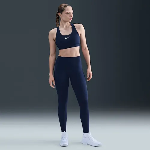 Nike One Seamless Front женская С высокой Талией Full-Length лосины синий
